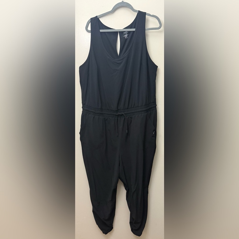 Women’s Torrid Black Sleeveless Jumpsuit with Drawstring Waist
